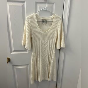 Cream Sweater Dress